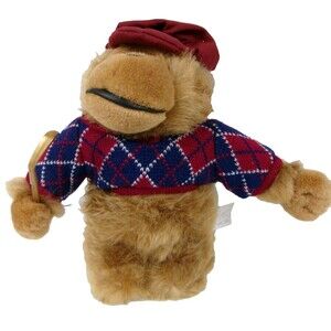 Vintage Golfing Gorilla Ape Plush Golf Club Golfer 8 Inch MTY International